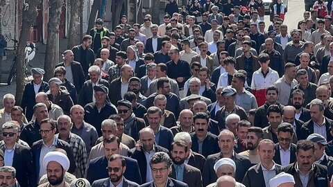 تصاویر/ راهپیمایی روز جهانی قدس در شهرستان میرآباد
