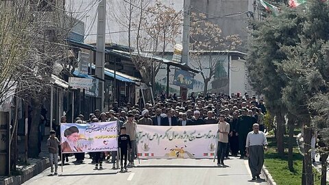 تصاویر/ راهپیمایی روز جهانی قدس در شهرستان میرآباد