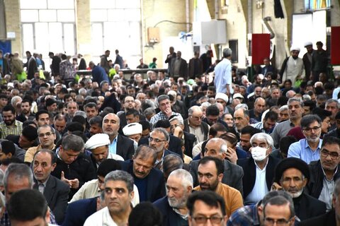 تصاویر/  آئین عبادی سیاسی نماز جمعه خوی