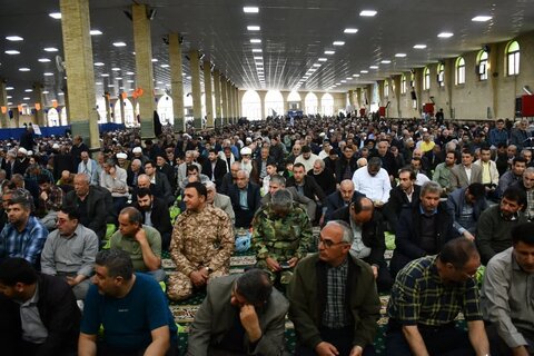 تصاویر/  آئین عبادی سیاسی نماز جمعه خوی