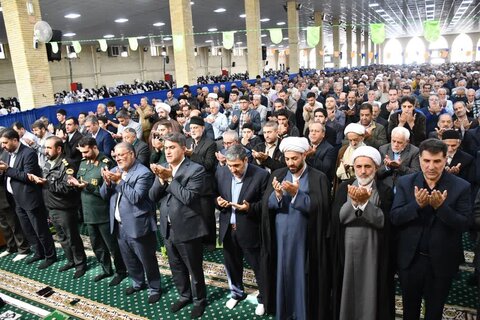 تصاویر/  آئین عبادی سیاسی نماز جمعه خوی