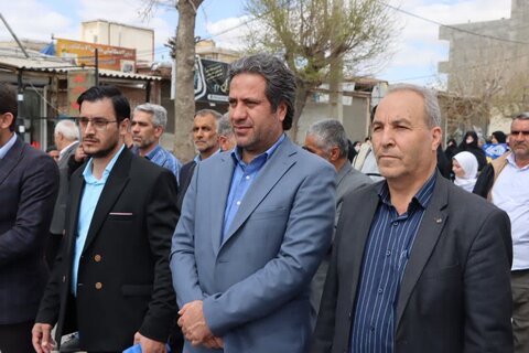 تصاویر/ راهپیمایی  روز جهانی قدس در نوشین شهر