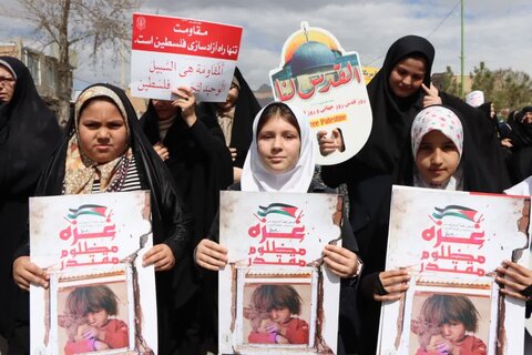 تصاویر/ راهپیمایی  روز جهانی قدس در نوشین شهر