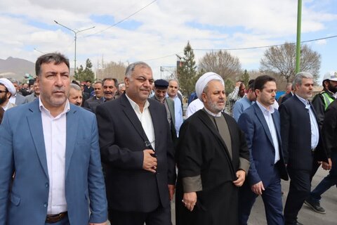 تصاویر/ راهپیمایی  روز جهانی قدس در نوشین شهر