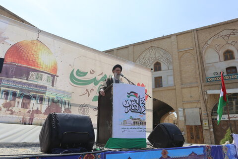 تصاویر/ نماز عبادی سیاسی جمعه اصفهان در روز قدس