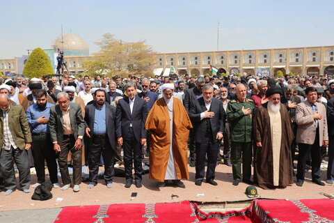 تصاویر/ نماز عبادی سیاسی جمعه اصفهان در روز قدس