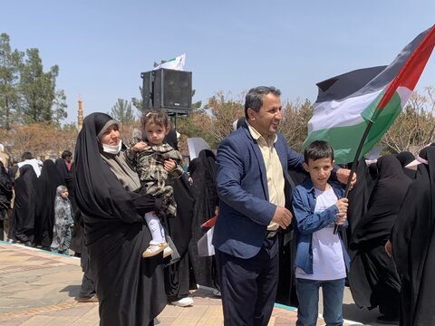 تصاویر/ راهپیمایی و نمازجمعه روز قدس در شهر اختیارآباد