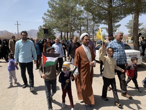 تصاویر/ راهپیمایی و نمازجمعه روز قدس در شهر اختیارآباد