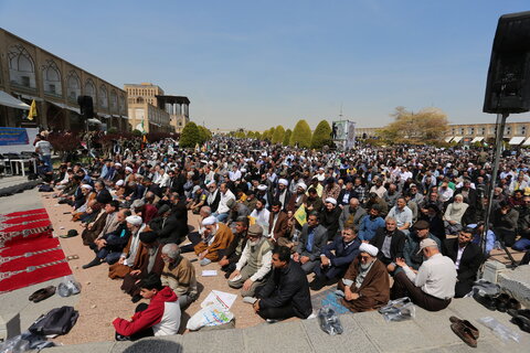 تصاویر/ نماز عبادی سیاسی جمعه اصفهان در روز قدس