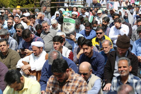 تصاویر/ نماز عبادی سیاسی جمعه اصفهان در روز قدس