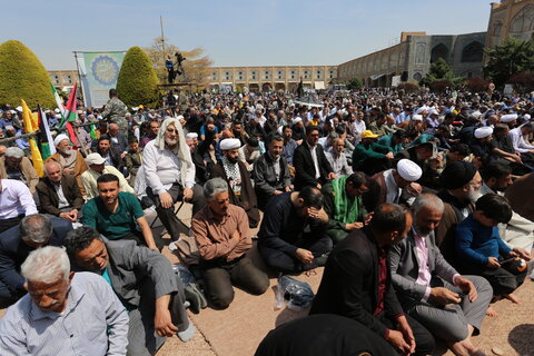 تصاویر/ نماز عبادی سیاسی جمعه اصفهان در روز قدس