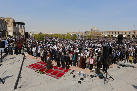 تصاویر/ نماز عبادی سیاسی جمعه اصفهان در روز قدس