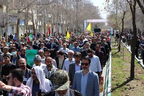 تصاویر راهپیمایی روز جهانی قدس در بروجرد