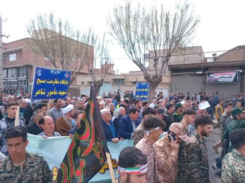 تصاویر/ راهپیمایی روز جهانی قدس در نقده