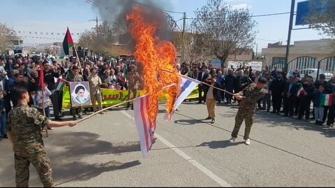 تصاویر/ راهپیمایی روز جهانی قدس در شهر کشاورز