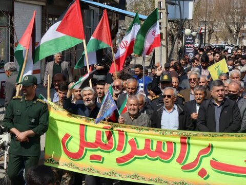 تصاویر/ راهپیمایی روز جهانی قدس در شهر کشاورز