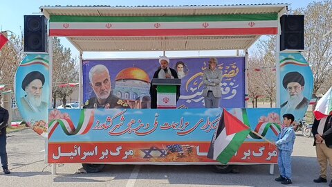 تصاویر/ راهپیمایی روز جهانی قدس در شهر کشاورز