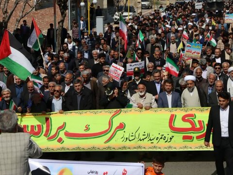تصاویر/ راهپیمایی روز جهانی قدس در شهر کشاورز