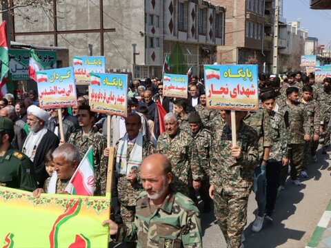 تصاویر/ راهپیمایی روز جهانی قدس در شهر کشاورز