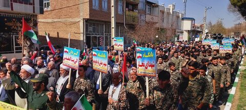 تصاویر/ راهپیمایی روز جهانی قدس در شهر کشاورز