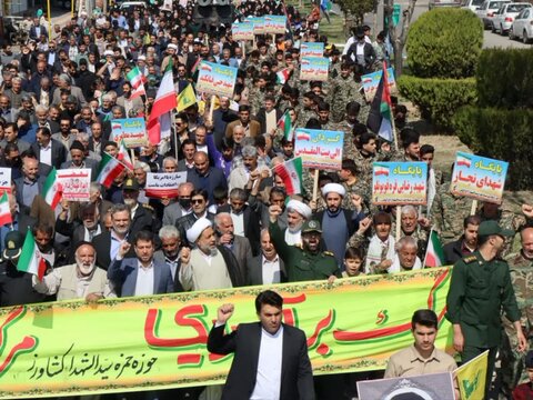 تصاویر/ راهپیمایی روز جهانی قدس در شهر کشاورز