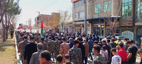 تصاویر/ راهپیمایی روز جهانی قدس در شهر کشاورز