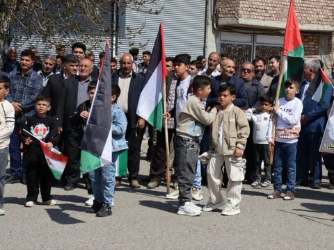 تصاویر/ راهپیمایی روز جهانی قدس در شهر کشاورز