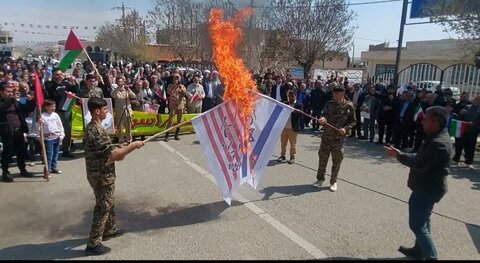 تصاویر/ راهپیمایی روز جهانی قدس در شهر کشاورز