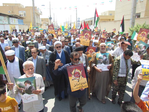 تصاویر/ راهپیمایی روز جهانی قدس در دیر