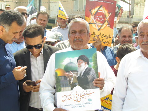 تصاویر/ راهپیمایی روز جهانی قدس در دیر