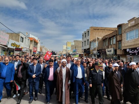 تصاویر/ حماسه دیدنی خرمدره در راهپیمایی روز جهانی قدس
