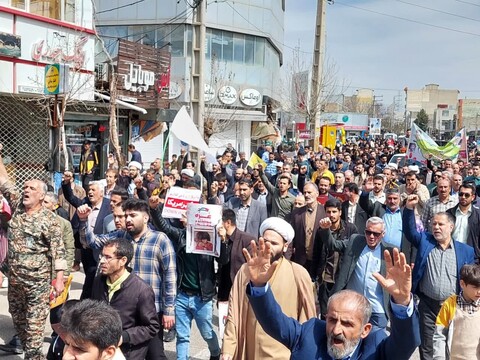 تصاویر/ حماسه دیدنی خرمدره در راهپیمایی روز جهانی قدس