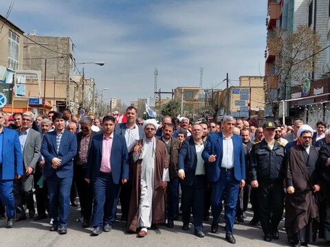 تصاویر/ حماسه دیدنی خرمدره در راهپیمایی روز جهانی قدس