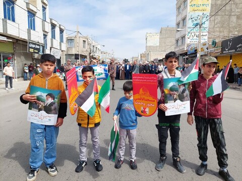 تصاویر/ حماسه دیدنی خرمدره در راهپیمایی روز جهانی قدس