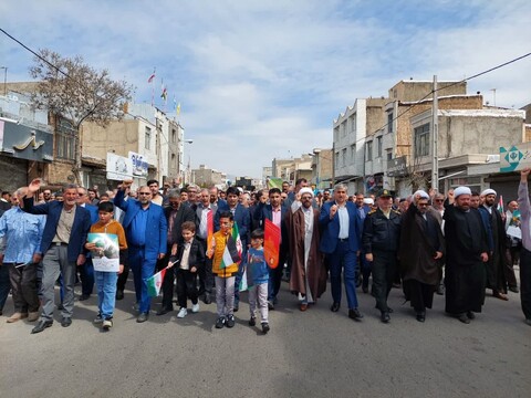 تصاویر/ حماسه دیدنی خرمدره در راهپیمایی روز جهانی قدس