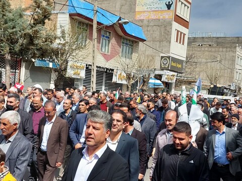 تصاویر/ حماسه دیدنی خرمدره در راهپیمایی روز جهانی قدس