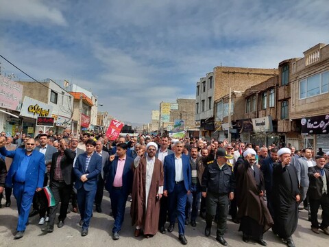 تصاویر/ حماسه دیدنی خرمدره در راهپیمایی روز جهانی قدس