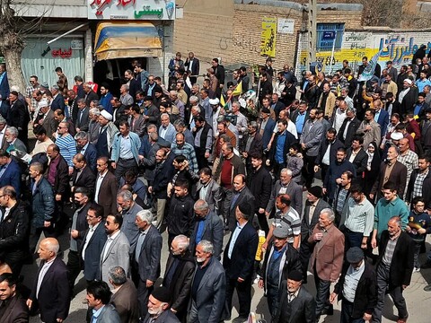 تصاویر/ حماسه دیدنی خرمدره در راهپیمایی روز جهانی قدس