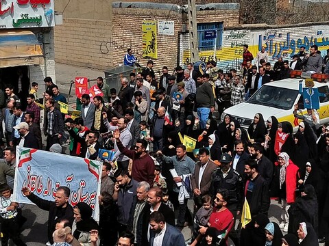 تصاویر/ حماسه دیدنی خرمدره در راهپیمایی روز جهانی قدس