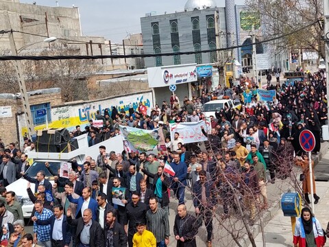 تصاویر/ حماسه دیدنی خرمدره در راهپیمایی روز جهانی قدس