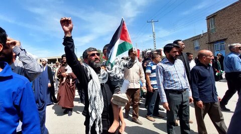 تصاویر/ راهپیمایی روز قدس شهر عنبرآباد