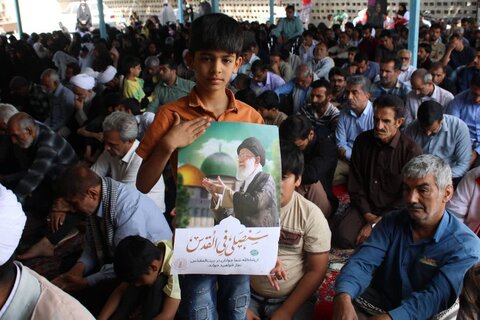 تصاویر/ راهپیمایی و نمازجمعه روز قدس شهر منوجان