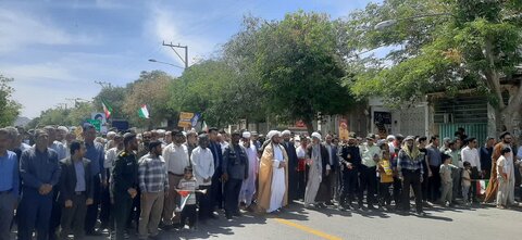 تصاویر/ راهپیمایی و نمازجمعه روز قدس شهر منوجان