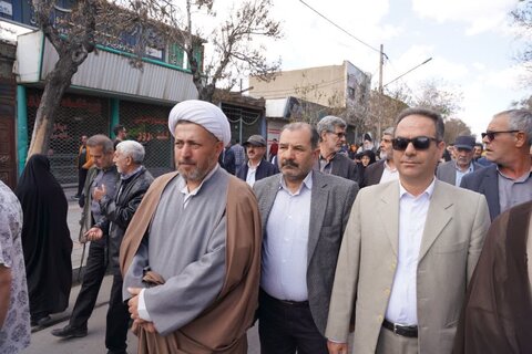 تصاویر/ حضور گسترده روحانیون شیعه و اهل سنت ارومیه در راهپیمایی روز جهانی قدس