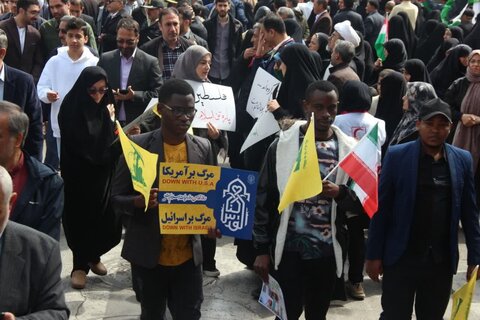 تصاویر / حضور پرشکوه مردم استان  قزوین در راهپیمایی روز قدس