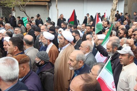 تصاویر / حضور پرشکوه مردم استان  قزوین در راهپیمایی روز قدس