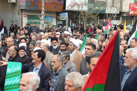 تصاویر / حضور پرشکوه مردم استان  قزوین در راهپیمایی روز قدس