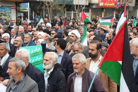 تصاویر / حضور پرشکوه مردم استان  قزوین در راهپیمایی روز قدس