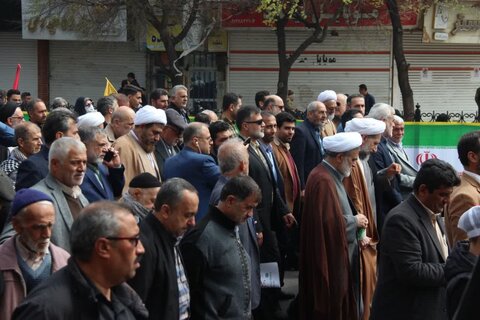 تصاویر / حضور پرشکوه مردم استان  قزوین در راهپیمایی روز قدس