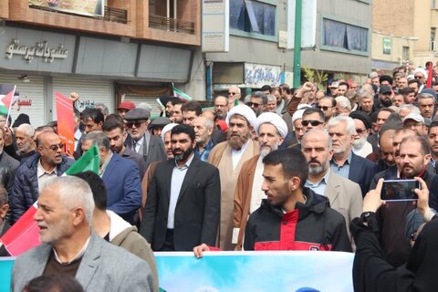 تصاویر / حضور پرشکوه مردم استان  قزوین در راهپیمایی روز قدس